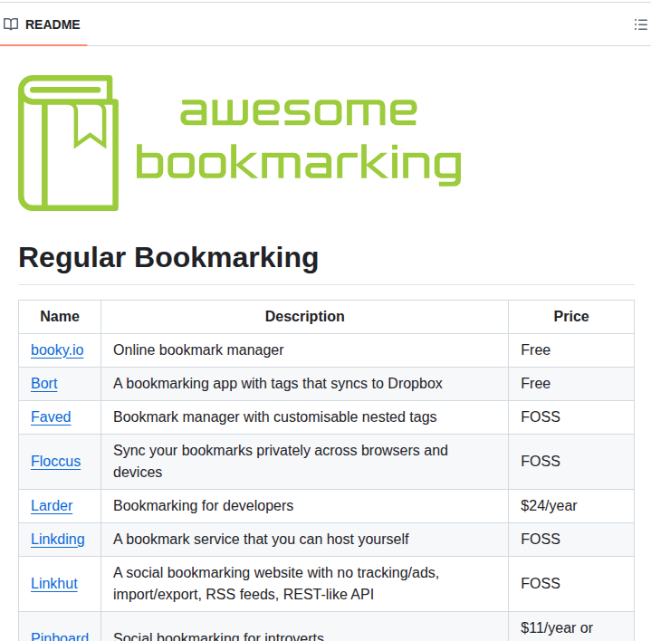Dogancelik Awesome Bookmarking screenshot