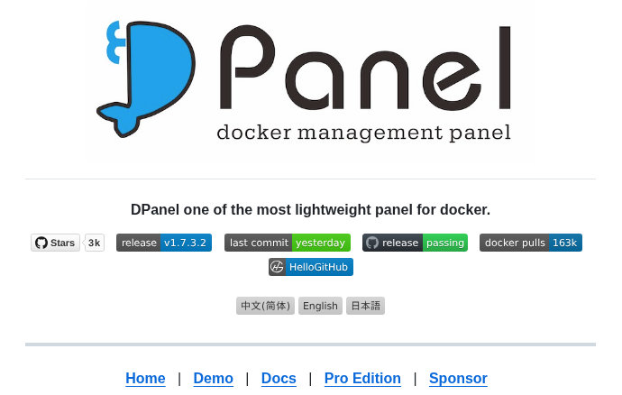 Donknap Dpanel screenshot