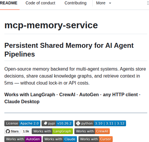 Doobidoo Mcp Memory Service screenshot