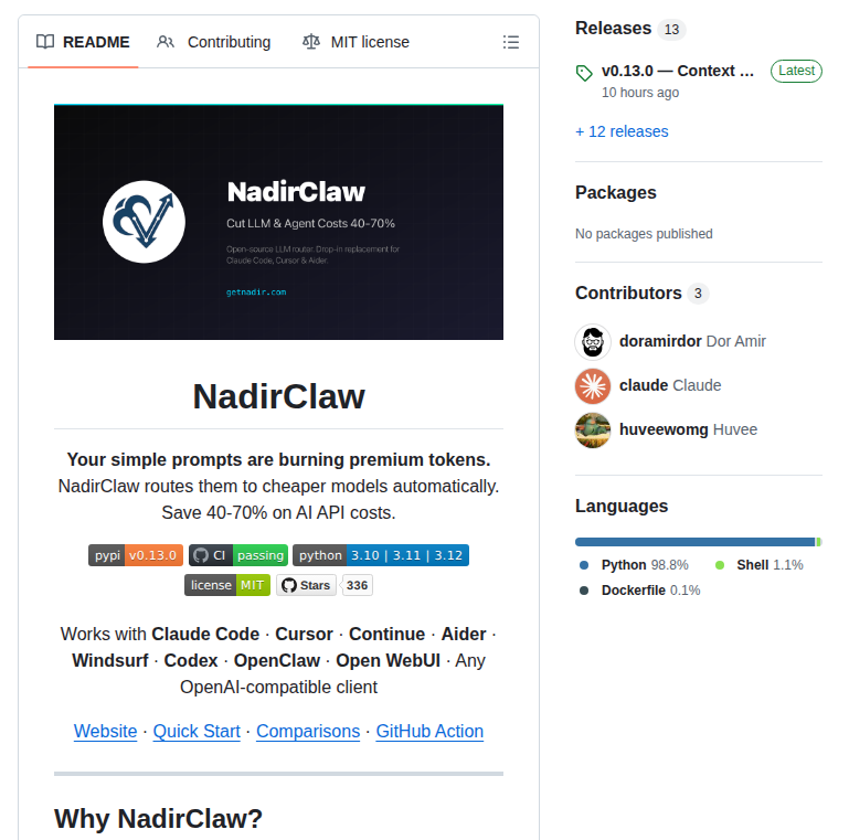 Doramirdor Nadirclaw screenshot