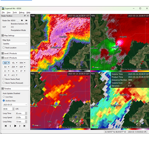 Dpaulat Supercell Wx screenshot