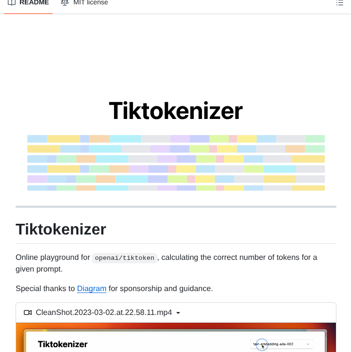 Dqbd Tiktokenizer screenshot