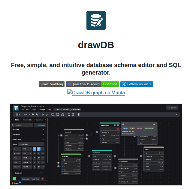 Drawdb Io Drawdb screenshot