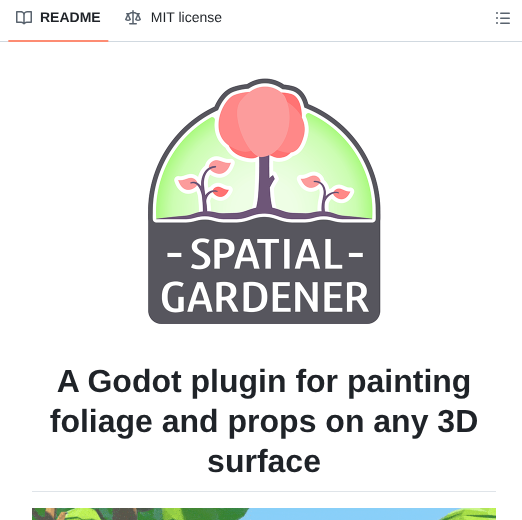 Dreadpon Godot_spatial_gardener screenshot