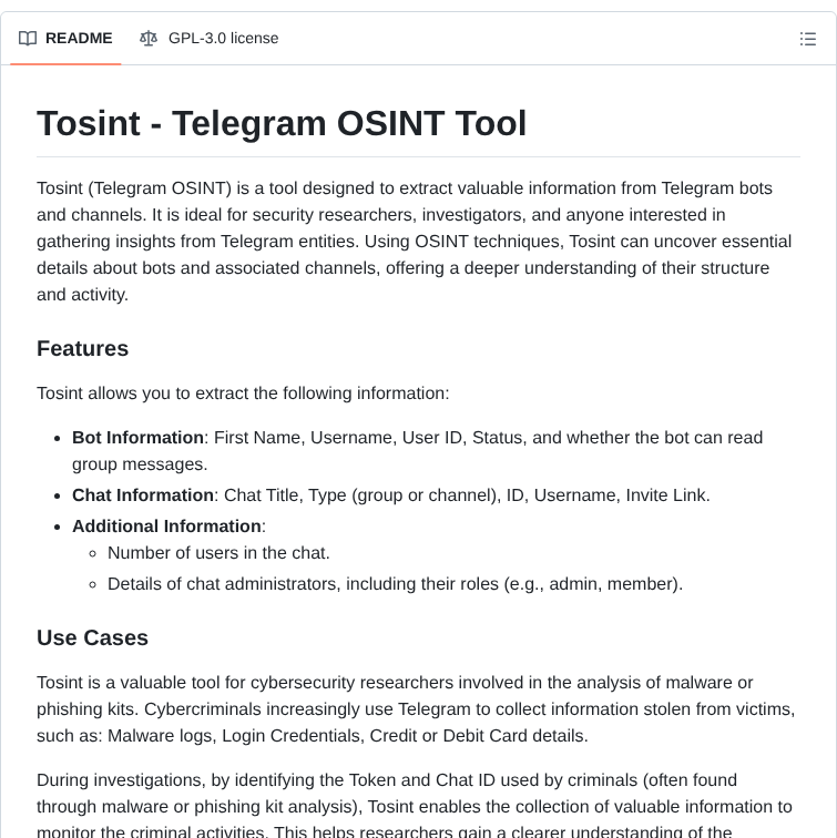 Drego85 Tosint screenshot