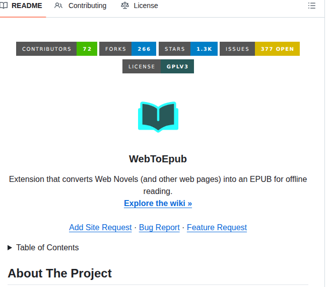 Dteviot Webtoepub screenshot