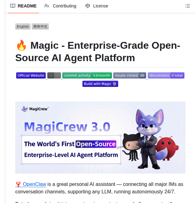 Dtyq Magic screenshot
