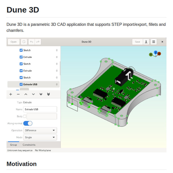 Dune3d Dune3d screenshot