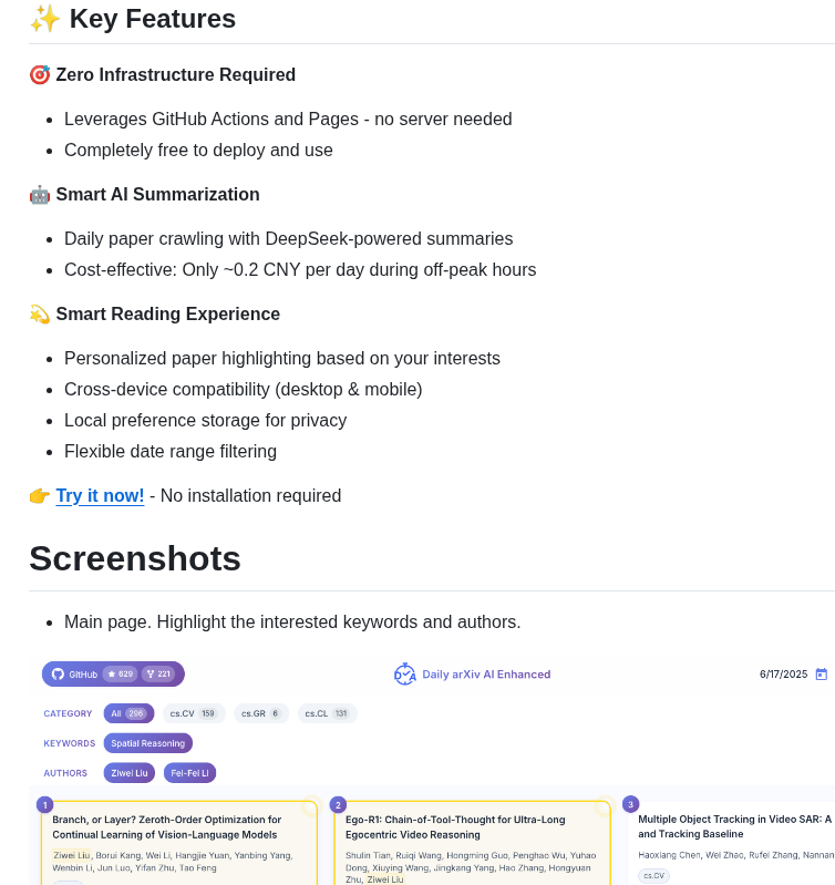 Dw Dengwei Daily Arxiv Ai Enhanced screenshot