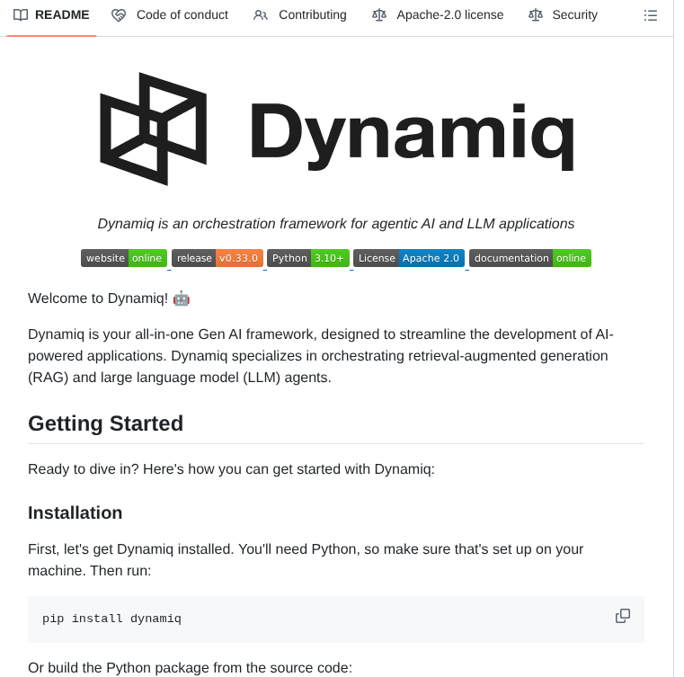 Dynamiq Ai Dynamiq screenshot