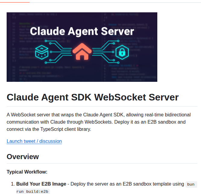 Dzhng Claude Agent Server screenshot