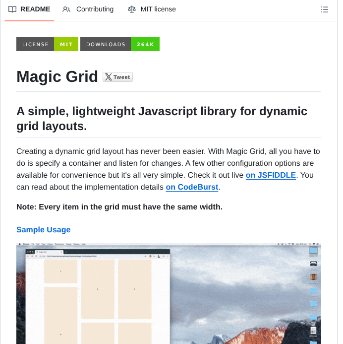 E Oj Magic Grid screenshot
