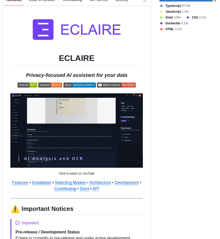 Eclaire Labs Eclaire screenshot