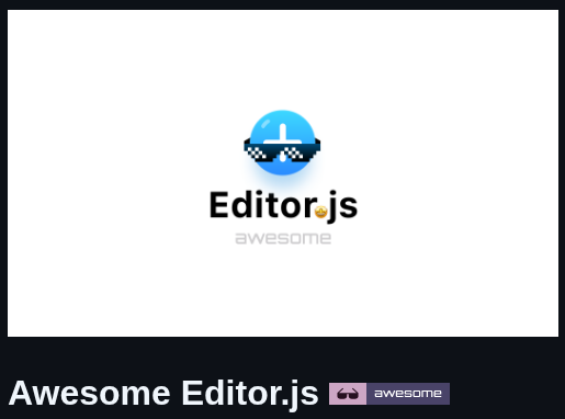 Editor Js Awesome Editorjs screenshot
