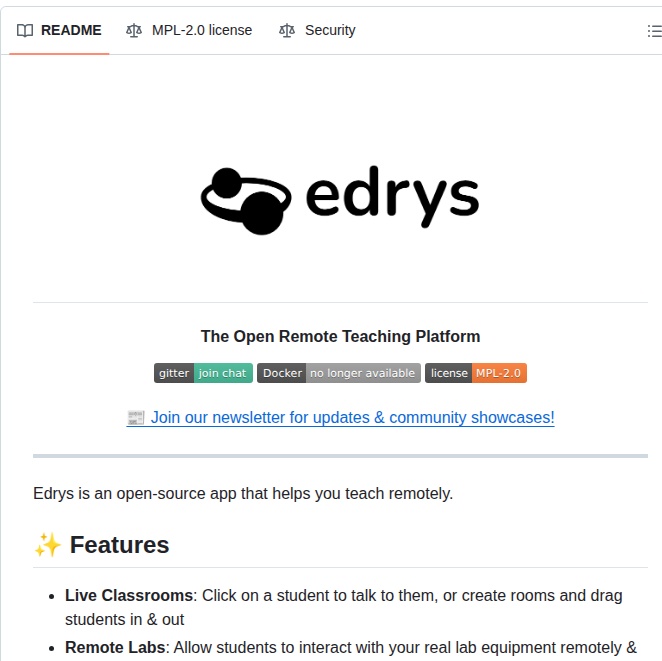 Edrys Org Edrys screenshot