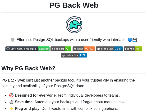 Eduardolat Pgbackweb screenshot