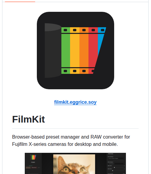 Eggricesoy Filmkit screenshot