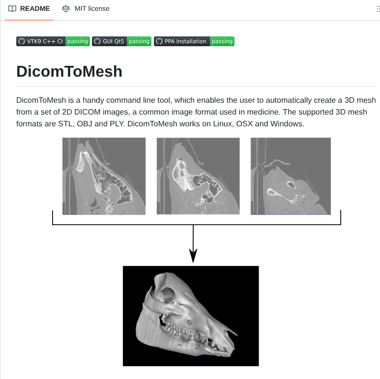 Eidelen Dicomtomesh screenshot