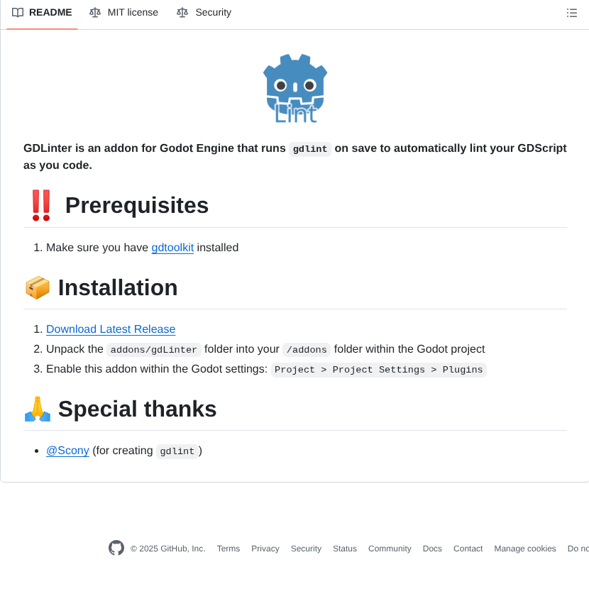 El Falso Gdlinter screenshot