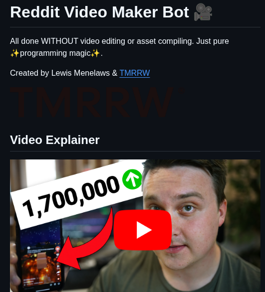 Elebumm Redditvideomakerbot screenshot