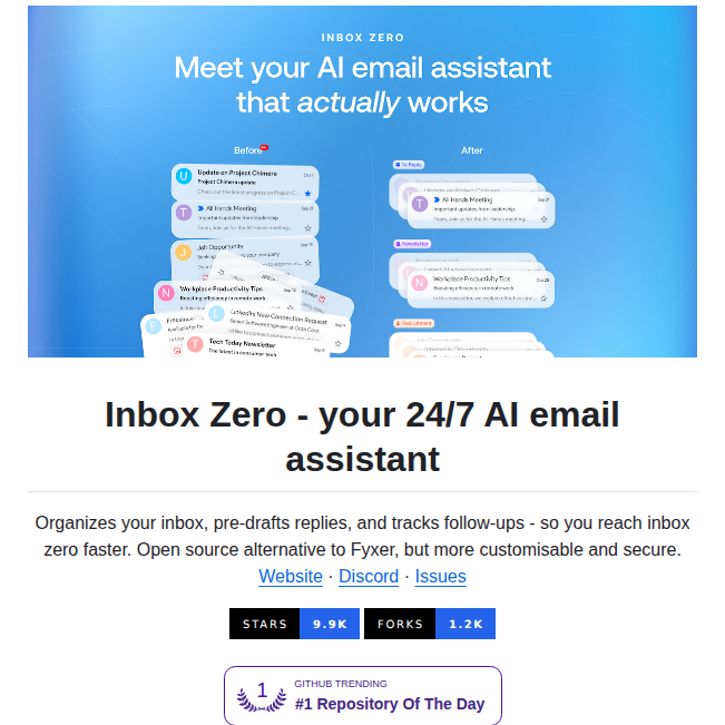 Elie222 Inbox Zero screenshot