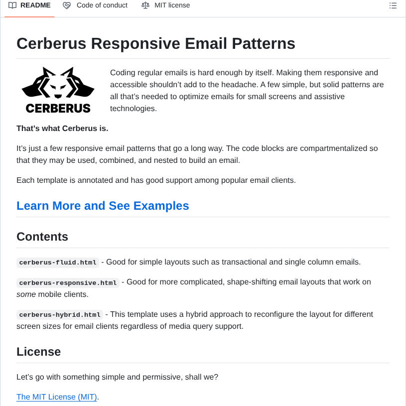 Emailmonday Cerberus screenshot