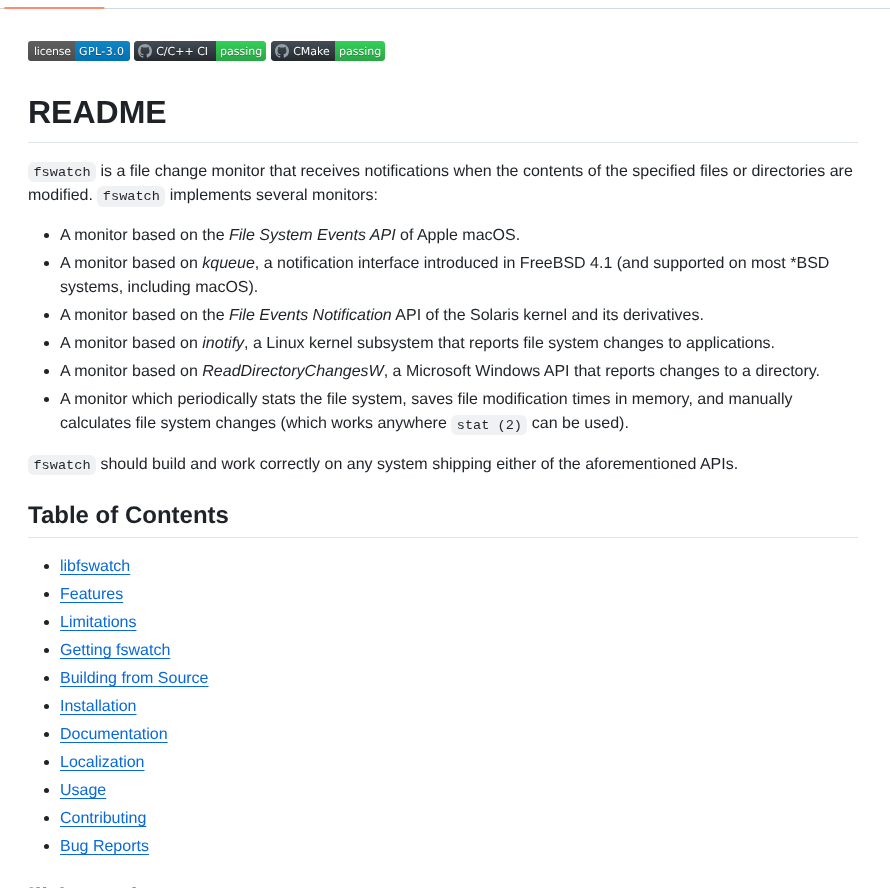 Emcrisostomo Fswatch screenshot