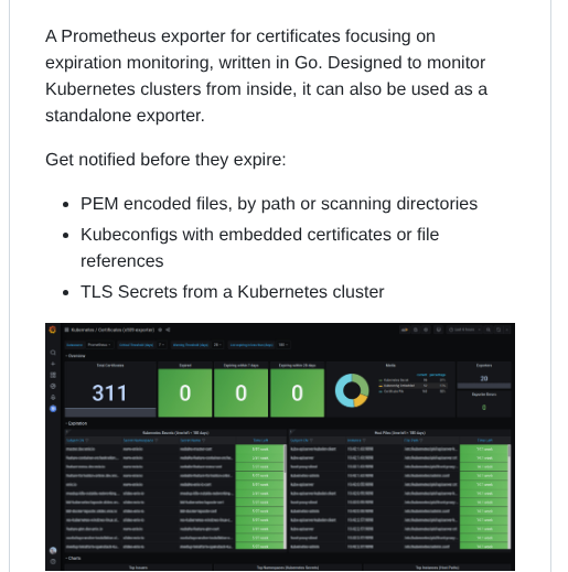 Enix X509 Certificate Exporter screenshot