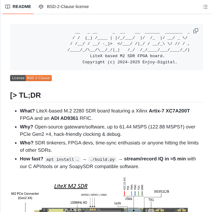 Enjoy Digital Litex_m2sdr screenshot