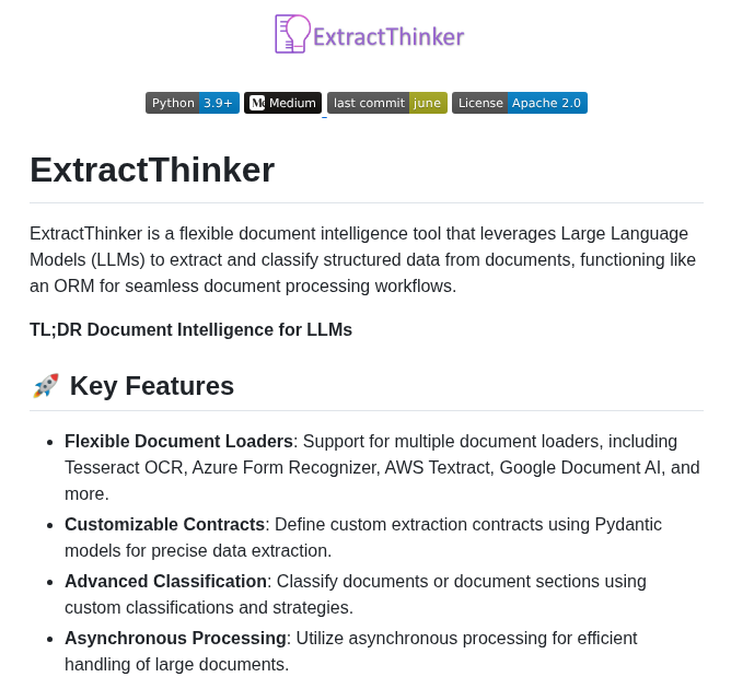 Enoch3712 Extractthinker screenshot