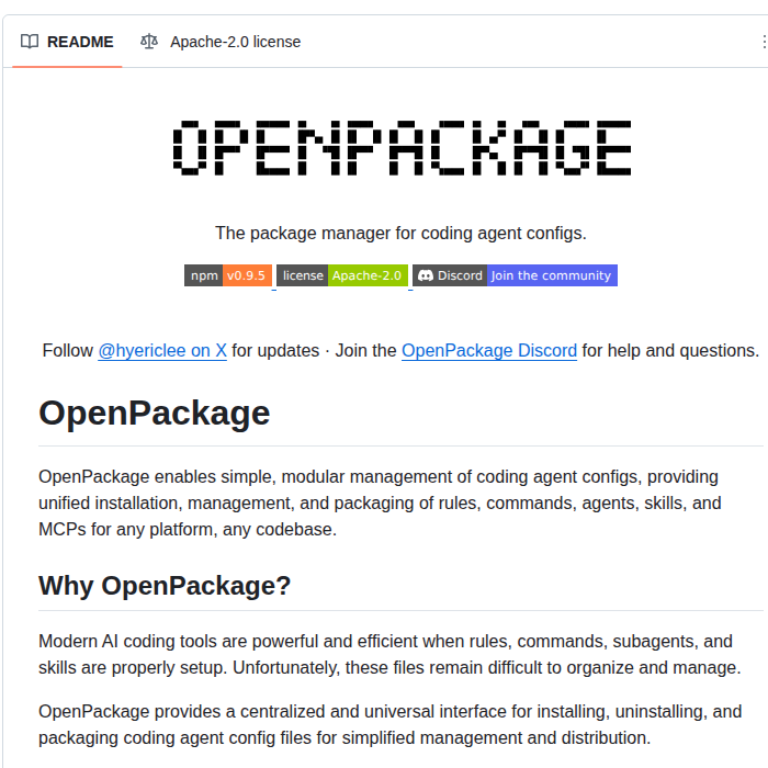 Enulus Openpackage screenshot