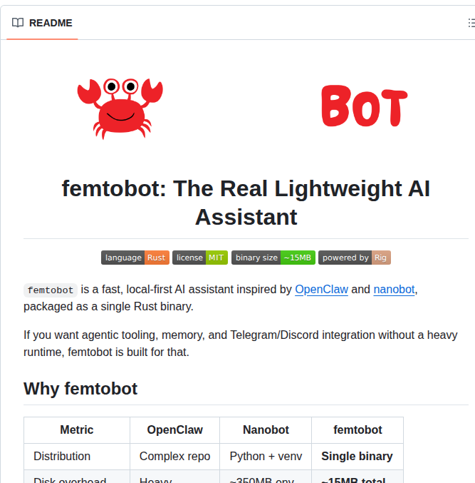 Enzofrasca Femtobot screenshot