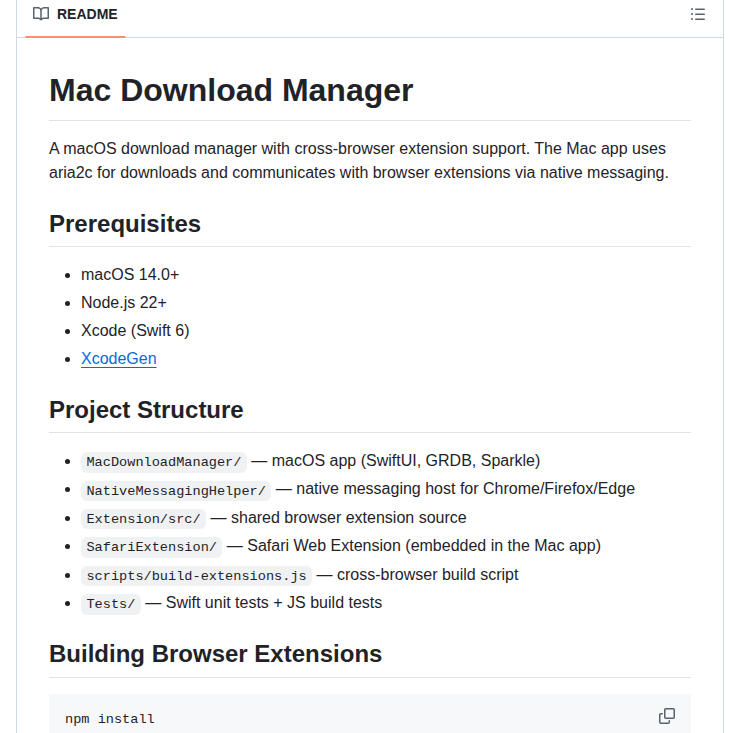 Ephraimduncan Mac Download Manager screenshot
