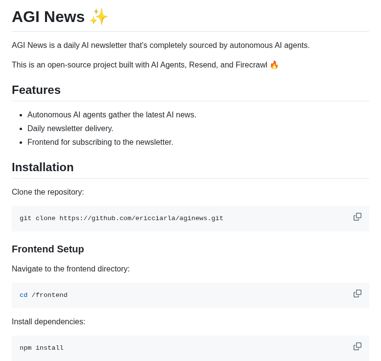 Ericciarla Aginews screenshot