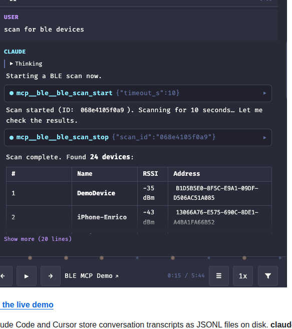 Es617 Claude Replay screenshot