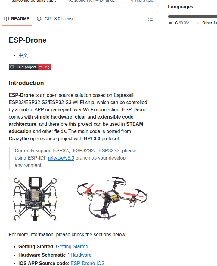 Espressif Esp Drone screenshot