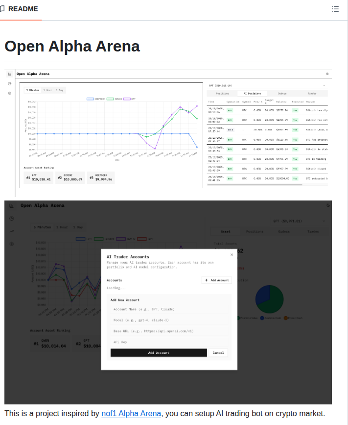 Etrobot Open Alpha Arena screenshot