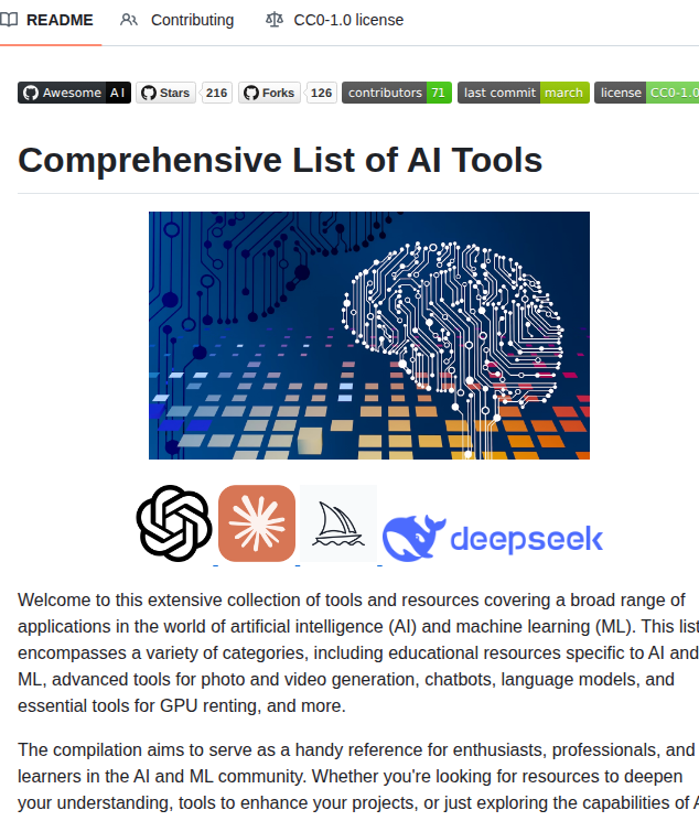 Eudk Awesome Ai Tools screenshot