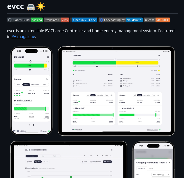 Evcc Io Evcc screenshot