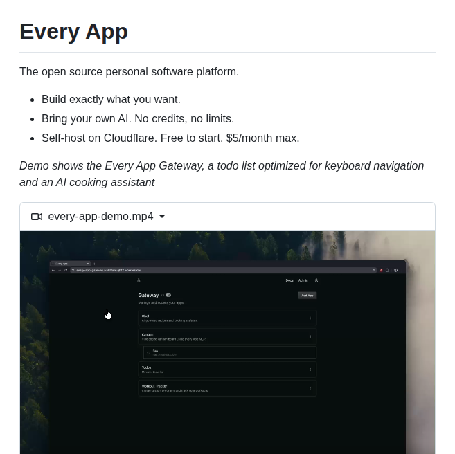 Every App Every App screenshot