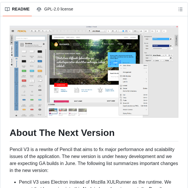 Evolus Pencil screenshot