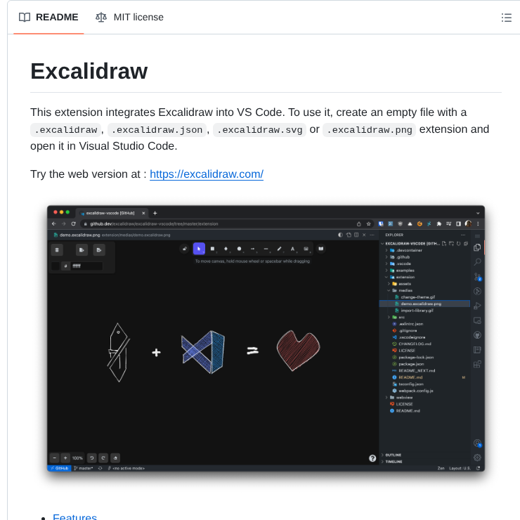 Excalidraw Excalidraw Vscode screenshot
