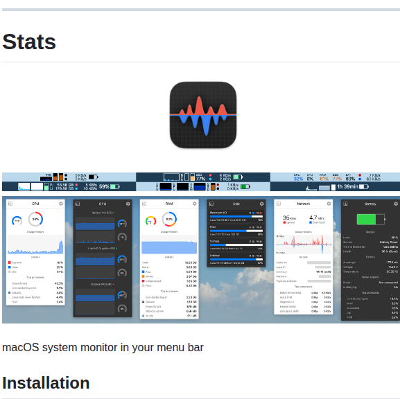 Exelban Stats screenshot