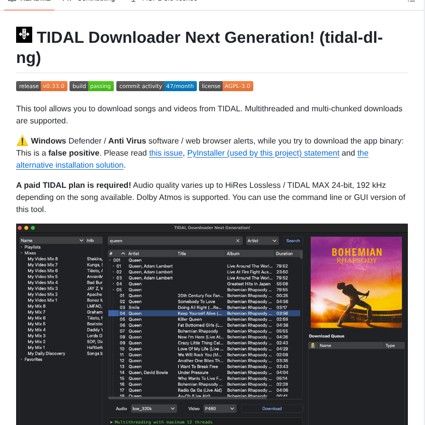 Exislow Tidal Dl Ng screenshot