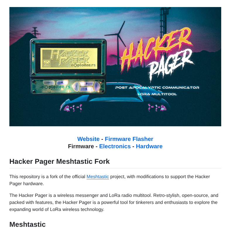 Exploiteers Meshtastic Exploiteers Hacker Pager screenshot