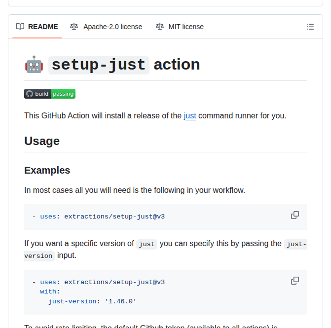Extractions Setup Just screenshot