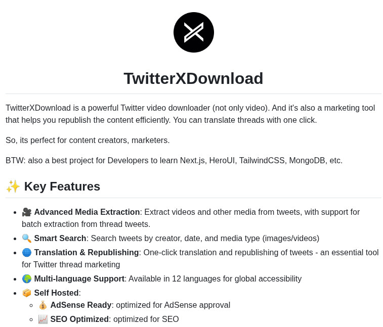 Ezshine Twitterxdownload screenshot