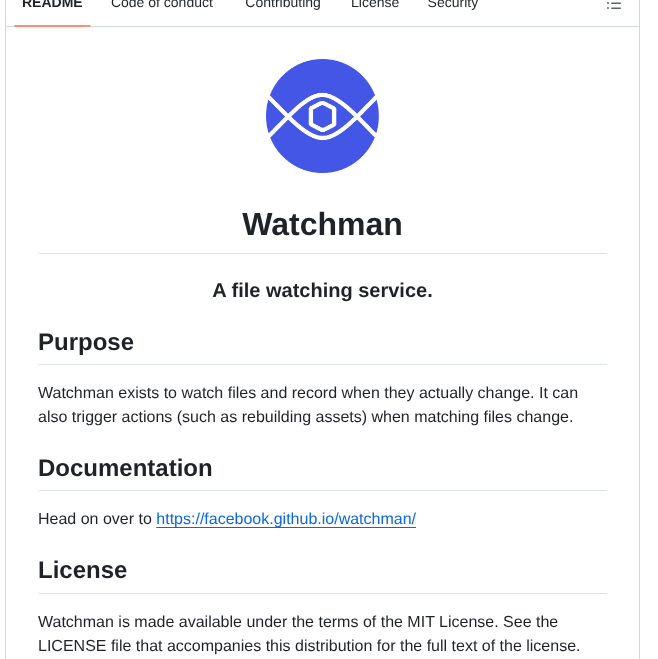 Facebook Watchman screenshot