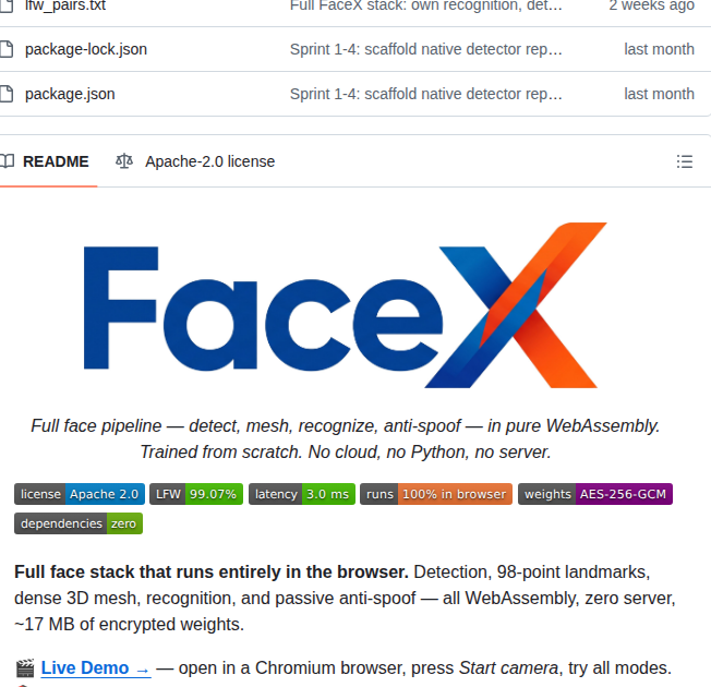 Facex Engine Facex screenshot