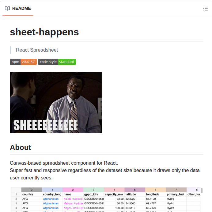 Farseerdev Sheet Happens screenshot